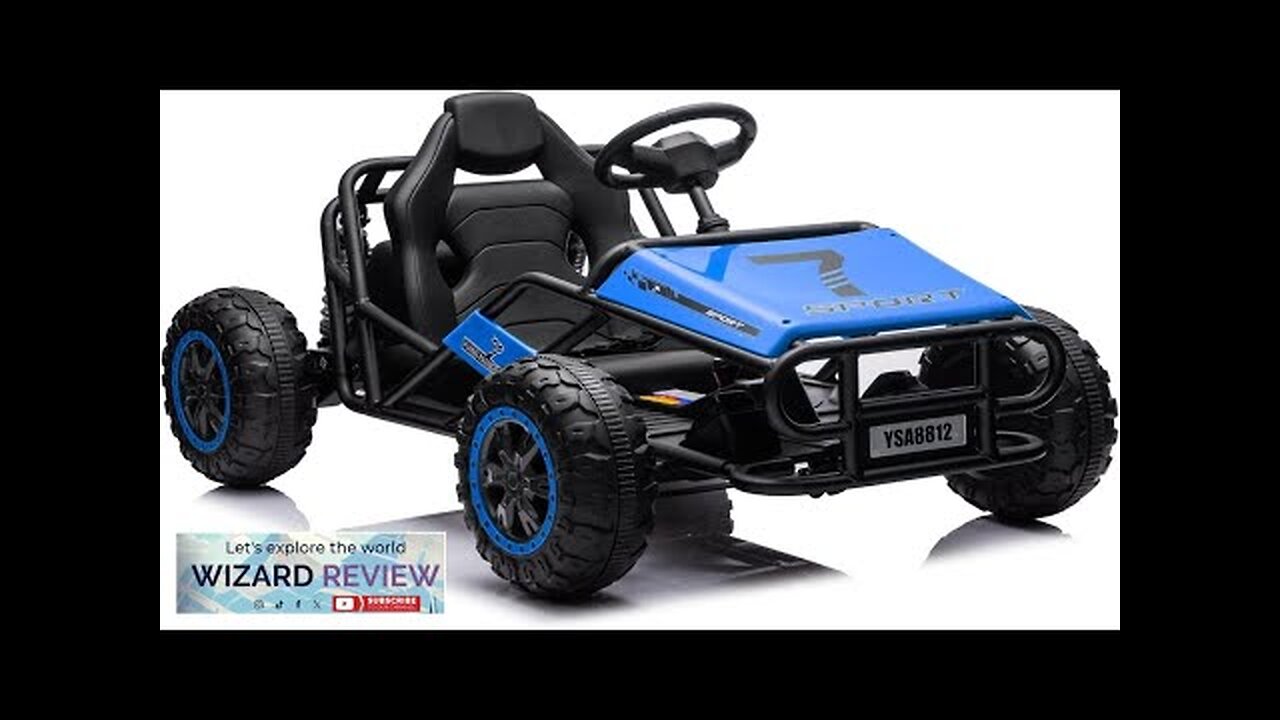 NEWQIDA 24V Kids Go Kart Ride On Toy for Big Kids Age Review