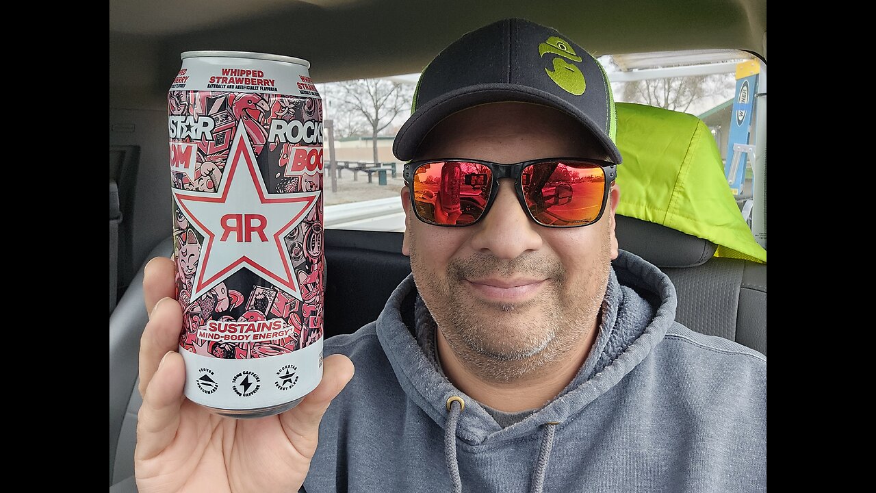 Rockstar Boom Whipped Strawberry Energy Drink Review