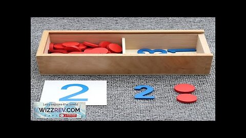 Kids Wooden Montessori Cognitive Cards Number Counting Math Game Educational Toys Review