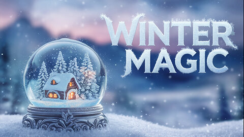 Winter Wonderland Magic Happens Here / Relaxing Music. #snow #snowfall #winter