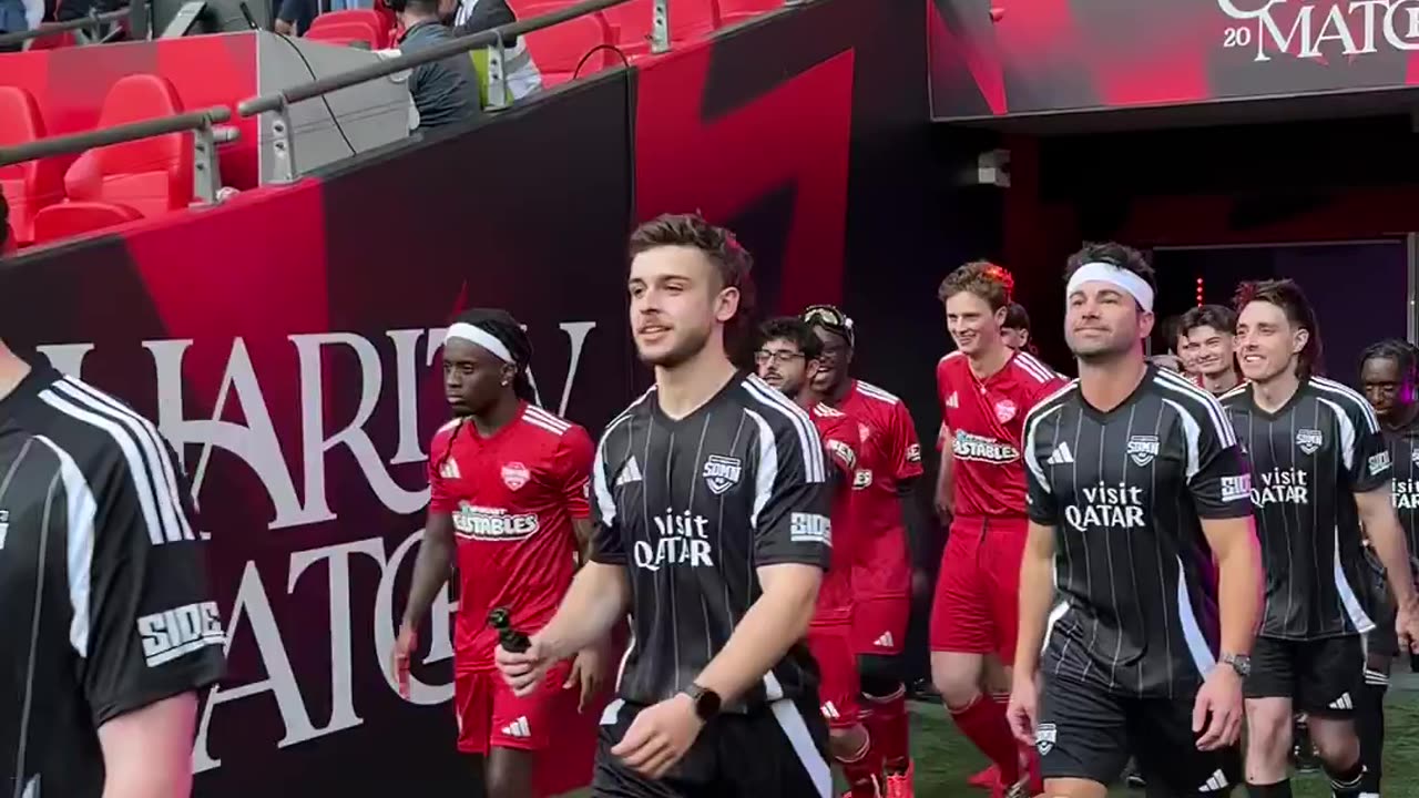 36 of the biggest influencers in the world are playing in the Sidemen FC-YouTube All Stars