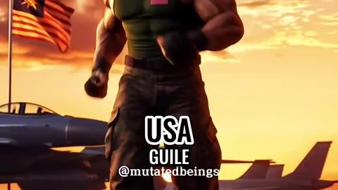 Countries As Street Fighter