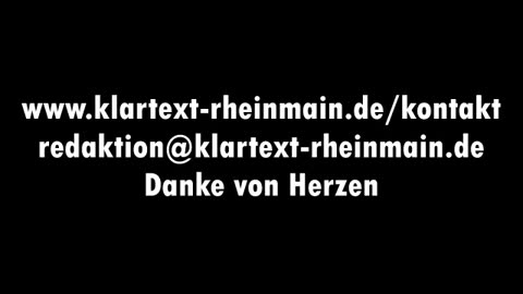 Video für Unterstützer und Verteiler von KLARTEXT Rhein-Main - der Bürgerzeitung mit Herz