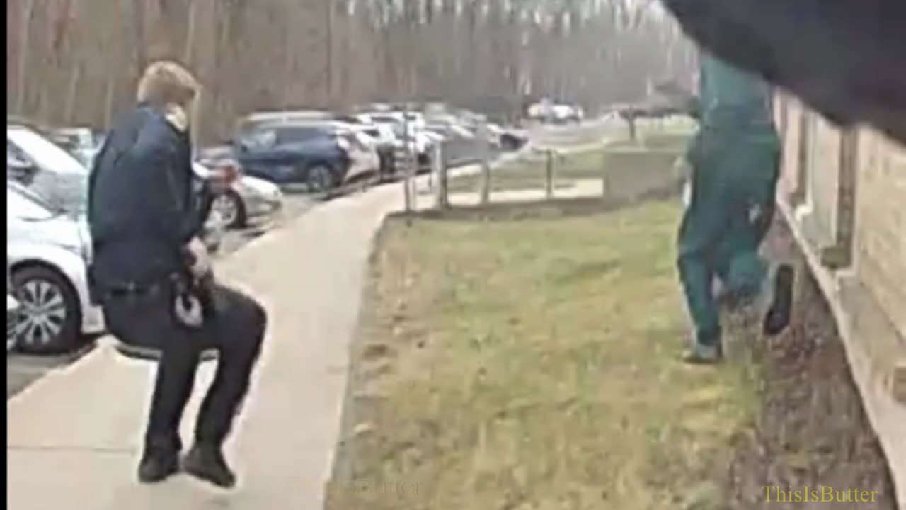 Kalamazoo Township police released edited bodycam where the suspect, officer injured in shootout