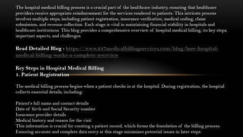 How Hospital Medical Billing Works: A Complete Overview