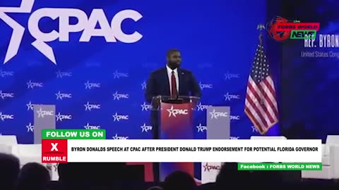 Rep Byron Donald brings down the house during CPAC in DC