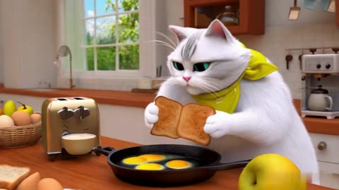 🍽️🐱 Le Chat : Le Maître des Brunchs ! 🐾🔥