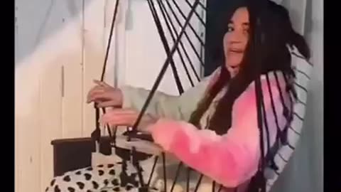 Glamour on the Edge! Watch Her Nail These Insane Stunts #funny