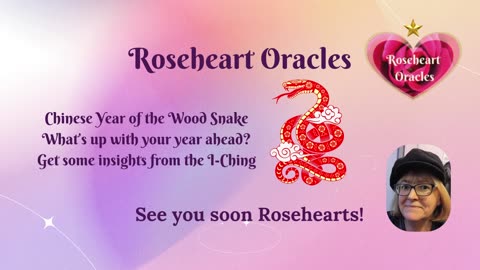 Your Chinese Year of the Wood Snake - Yearly snapshot 2025 - Your Roseheart Tribe!