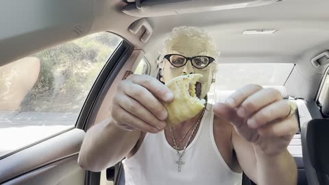 🌮 Granny Goatee reviews Taco Bell's NEW Steak Cheesy Street Chalupa Tacos 🌮