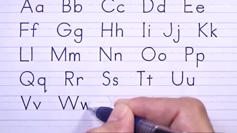 How to Write Letters A-Z | Learning to Write the Alphabet | PRINT Handwriting Practice for Beginners