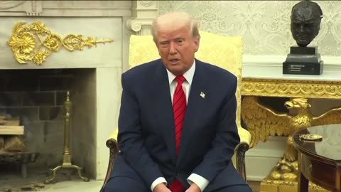 President Trump, "If there's a shutdown, it's only because of the Democrats —