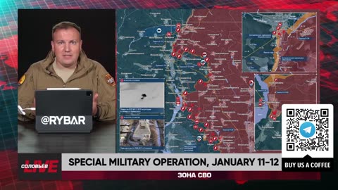 ❗️🇷🇺🇺🇦🎞 RYBAR HIGHLIGHTS OF THE RUSSIAN MILITARY OPERATION IN UKRAINE ON Jan.11-12, 2025