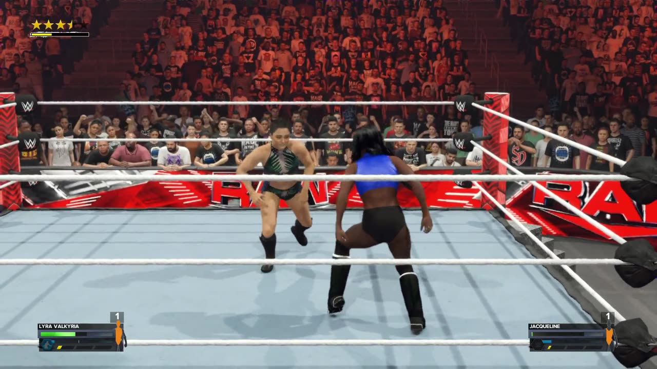 Lyra Valkyria VS Jacqueline at Raw Season 1 Episode 22