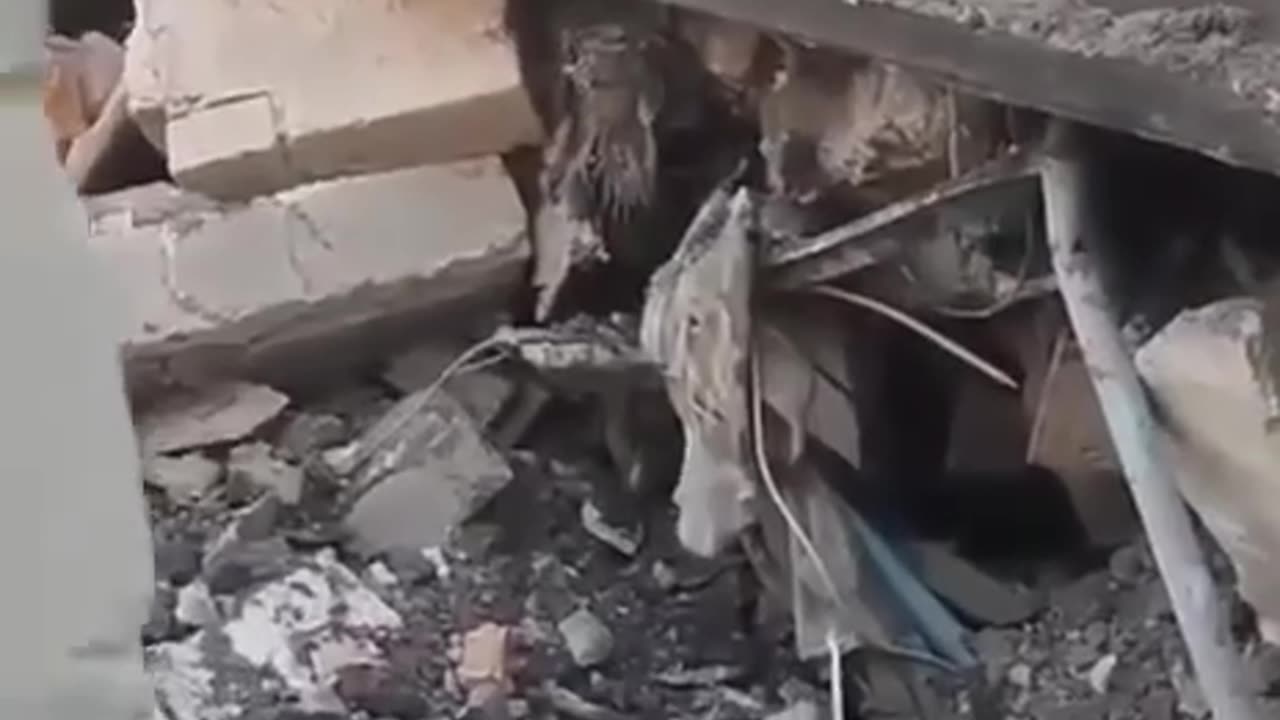 Large Numbers of Russian Soldiers Under Rubble Assault Missile Smashes in Building in Kursk