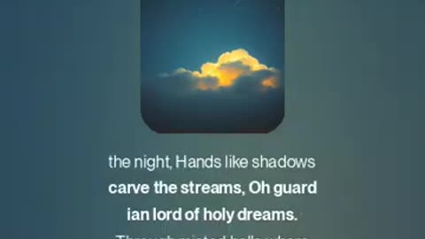 God Of Holy Dreams