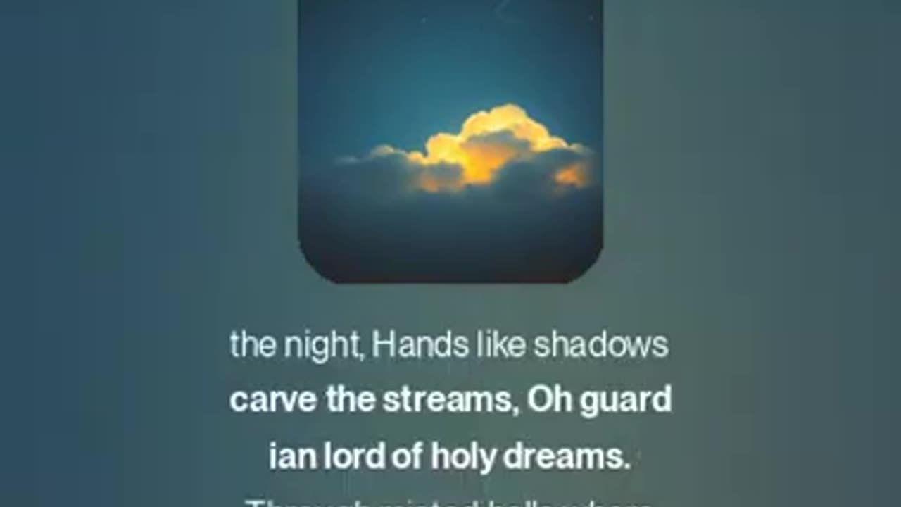 God Of Holy Dreams