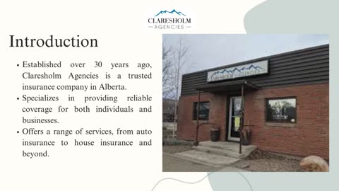 Get Affordable Home & Auto Insurance Quotes in Alberta - Claresholm Agencies