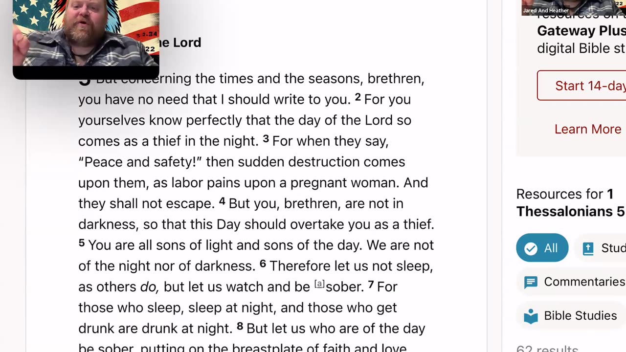 Awake and Sober: A Call to Watchfulness in 1 Thessalonians 5