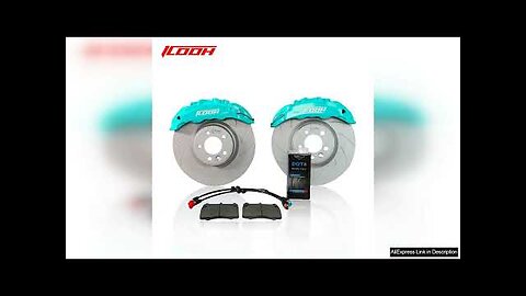 ICOOH Customize Aluminum Aolly 6-piston Big Brake Caliper Kits with Curve Disc Review