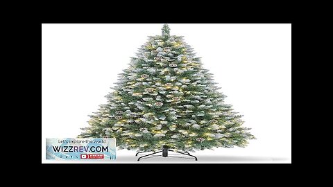 6FT Pre-Decorated Holiday Christmas Tree for Home Office Party Decoration 810 PVC Review