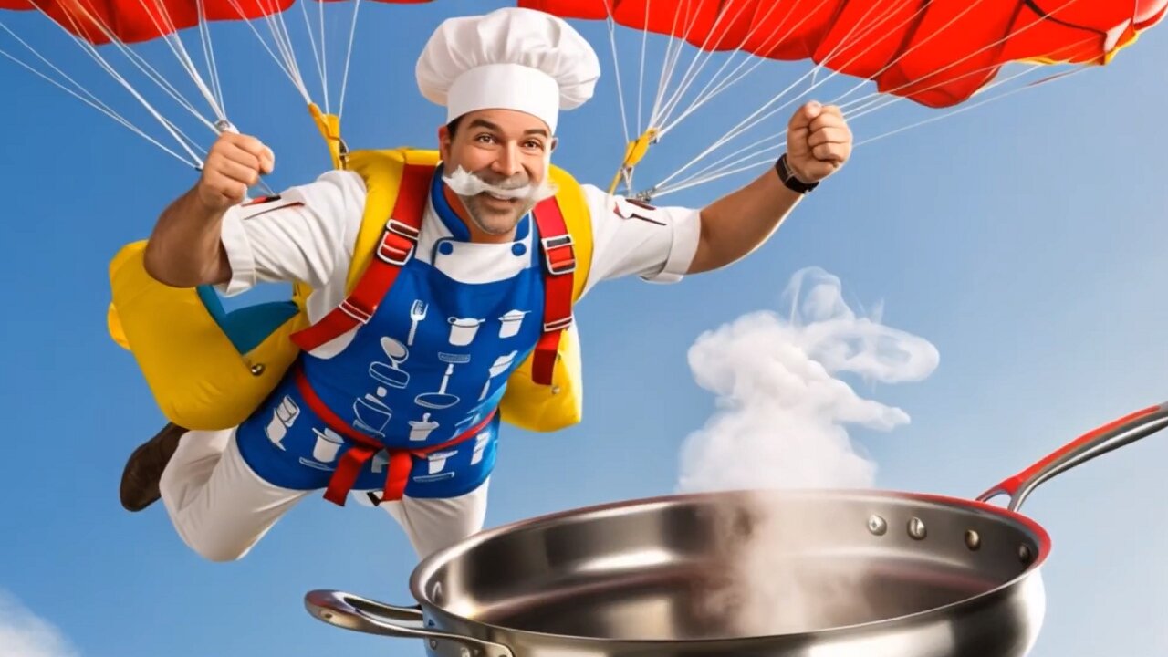 Parachuting🪂Through👨🍳Cooking🍳Dimensions🌌👽🛸😎