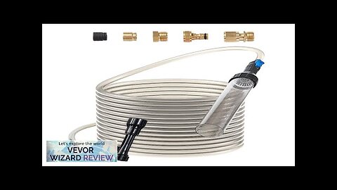 VEVOR Aquarium Vacuum Gravel Cleaner 25 ft PVC Hose Fish Tank Vacuum Review