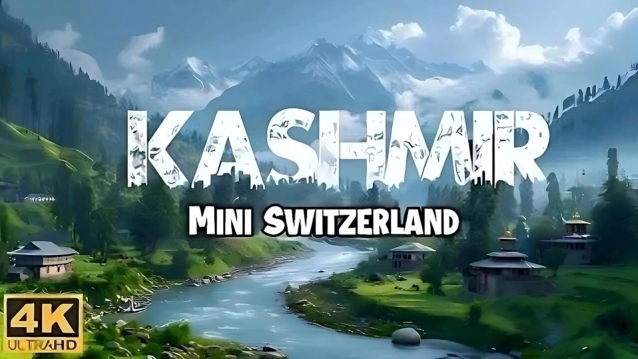 Kashmir | Most Beautiful Place in India | Mini Switzerland 4k Drone Video 2025 |