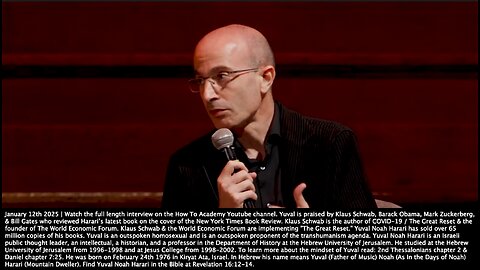 Yuval Noah Harari | "The Last Story That Still Holds the Country Together Is the Story of the Dollar. It's the Last Thing They Agreement About And Even This Is Under Attack Because You Have the Cryptocurrency People."