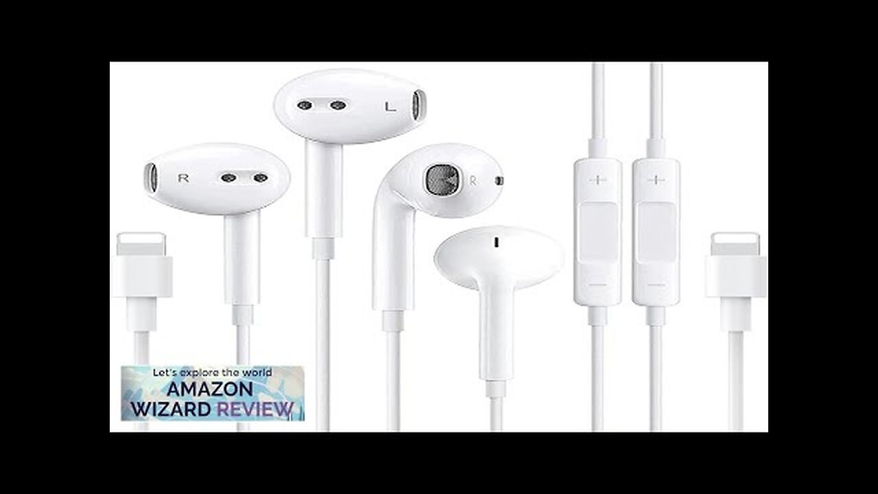 2 Packs-for iPhone Headphones Wired Earbuds Earphones Nosie Reduction Built-in Microphone Review