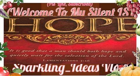 (Morning Hope in Prayers) Hebrews 12:11 Now no chastening for the present seemeth to be joyous.