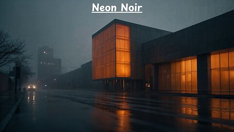 Neon Noir: "A Futuristic Vision" / 1 Hour Ambience