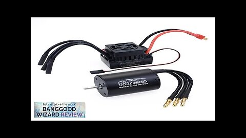 Surpass Hobby 3650 Waterproof 4Pole￠3.175mm Unsensed Brushless RC Car Motor+60A ESC Review