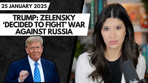 Report: US State Dept. Halts Ukraine Aid + Trump Says Zelensky ‘Decided to Fight’ War Against Russia