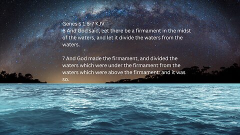 The Firmament in Genesis: God's Divine Blueprint for Creation and Order