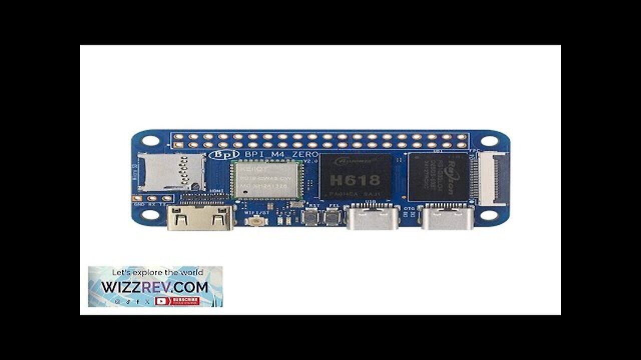 Banana Pi BPI-M4 Zero Development Board Allwinner H618 Quad-core 2/4GB LPDDR4 8/32GB Review