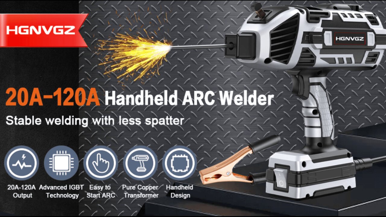 Welding Machine Handheld,20-120A 110V Portable Stick Welder 20pcs Rods