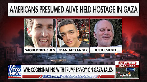 Three Americans Held Hostage In Gaza Believed To Still Be Alive