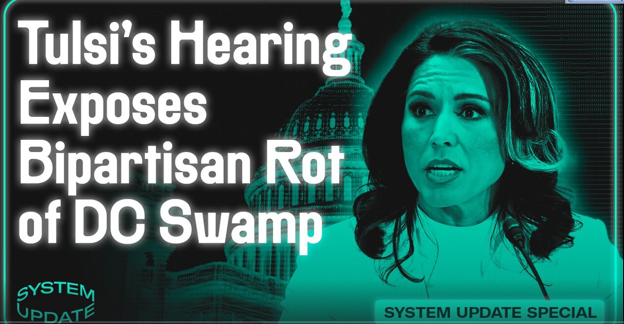 Tulsi's Hearing Exposes Bipartisan Rot of DC Swamp - SYSTEM UPDATE #400