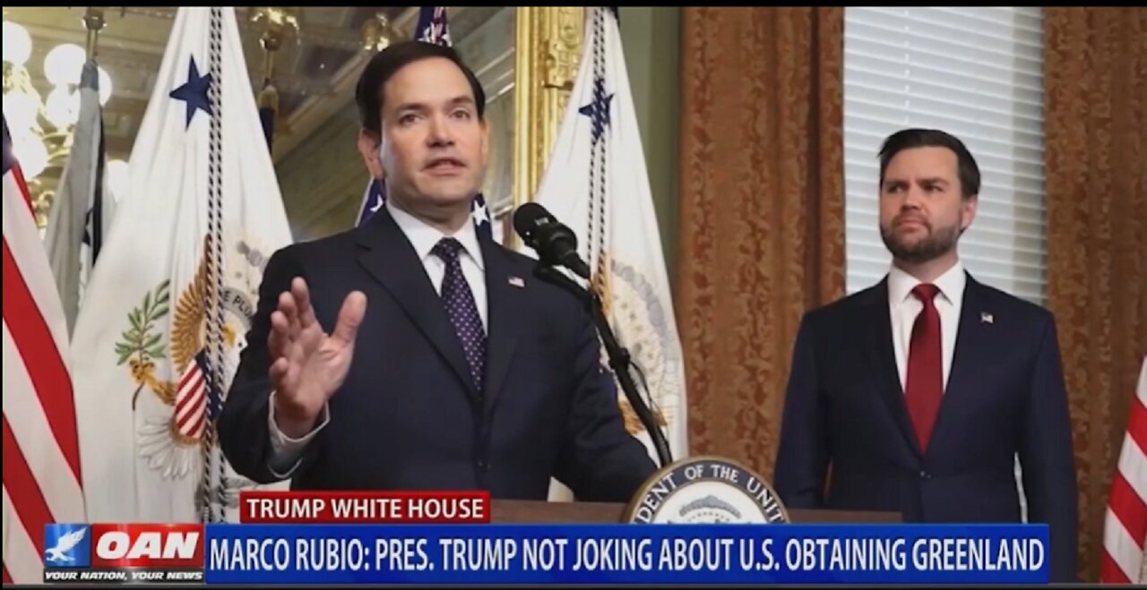 RUBIO: TRUMP NOT JOKING ABOUT US OBTAINING GREENLAND