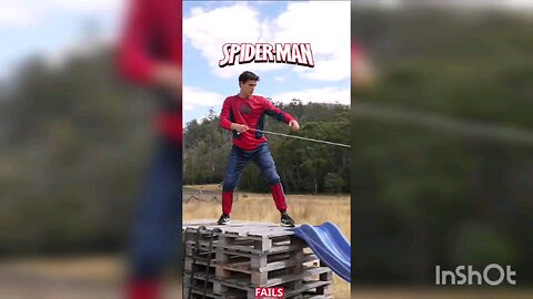 #BehindTheScenes #Fails (How Marvel characters go down a slide)