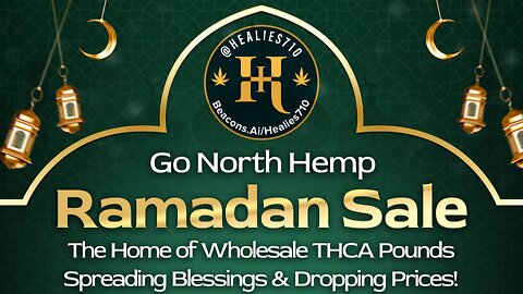 🚨 RAMADAN SALE! SAVE $200 PER POUND ON BIGS & $100 ON MEDIUMS! THCA HEMP FLOWER BULK WHOLESALE