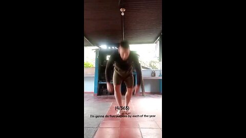 5 burpees más cada día del año