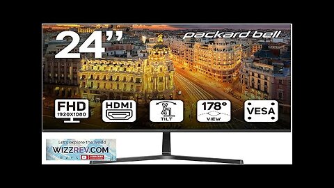 Packard Bell AirFrame 24 " FHD Monitor 1920x1080 Ultrawide VESA Mount Compatible Review