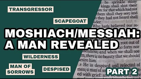 Moshiach/Messiah: A Man Revealed (part two)