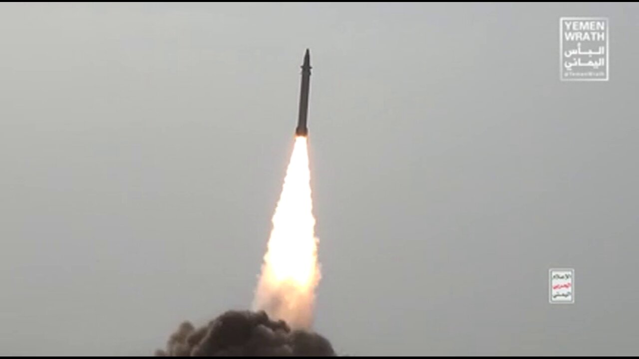 The Houthis confirm with video the launch of a hypersonic missile