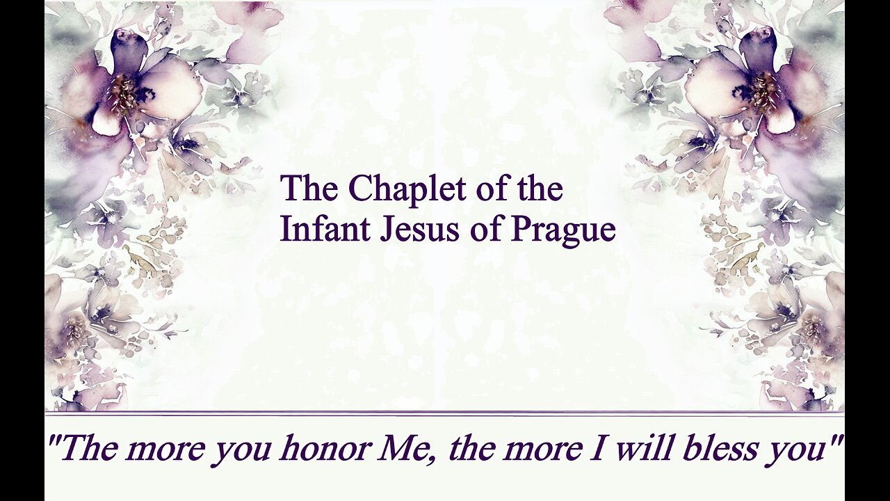 The Chaplet of the Infant Jesus of Prague