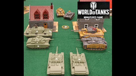 World Of Tanks Miniatures, Germans vs "Americans" (Reupload)