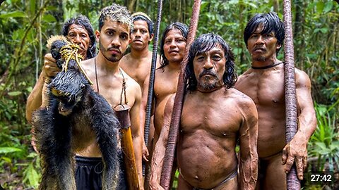 Hunting and Eating Monkeys with a NATIVE TRIBE in the Amazon Jungle _ The Waorani _ Hindi⬇️.mp4