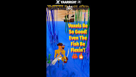 ☠️ YAARRGH! 🔥 Voxels Be So Good! Even The Fish Be Flexin’! 🦀 #games #gamers #gaming #gameshorts